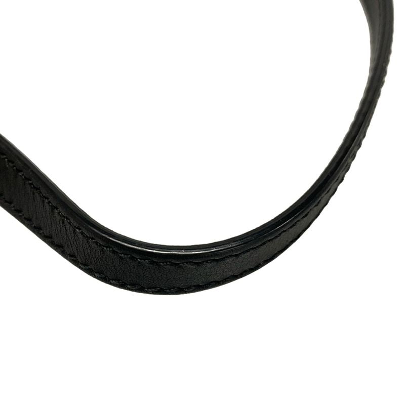 Gucci Shoulder Bag Bree Micro Guccissima 449413 Black Leather