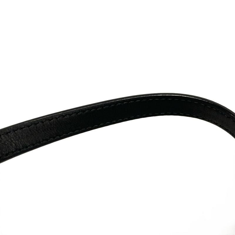 Gucci Shoulder Bag Bree Micro Guccissima 449413 Black Leather