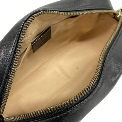 Gucci Shoulder Bag GG Marmont Quilted Small Shoulder Bag 447632 Black Chain