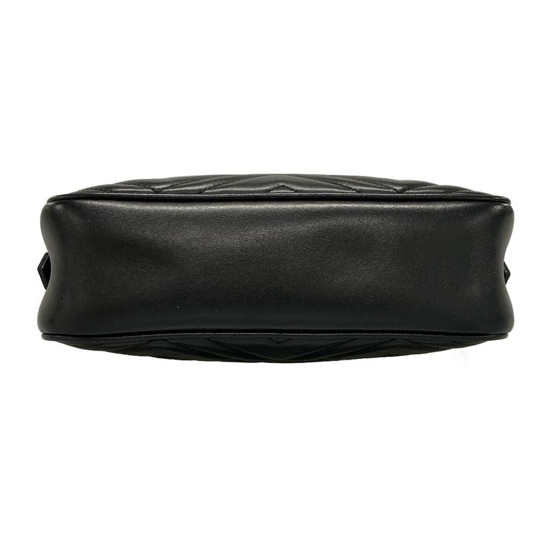 Gucci Shoulder Bag GG Marmont Quilted Small Shoulder Bag 447632 Black Chain