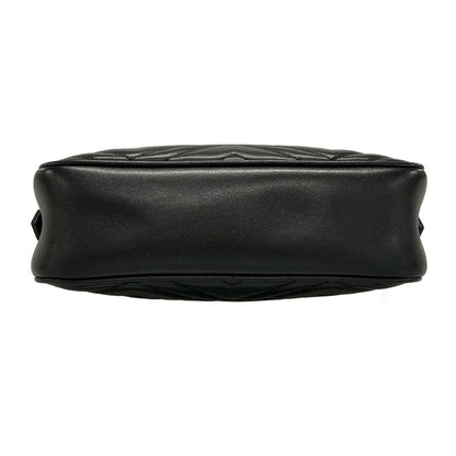 Gucci Shoulder Bag GG Marmont Quilted Small Shoulder Bag 447632 Black Chain