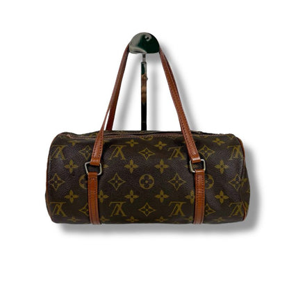 Louis Vuitton Monogram Leather Mini Handbag Formerly Papillon 26 Brown