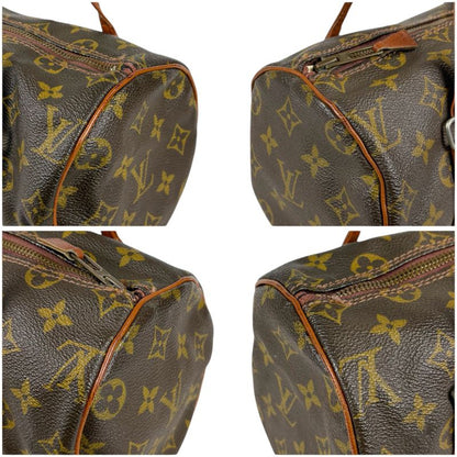 Louis Vuitton Monogram Leather Mini Handbag Formerly Papillon 26 Brown