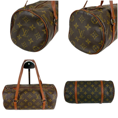 Louis Vuitton Monogram Leather Mini Handbag Formerly Papillon 26 Brown