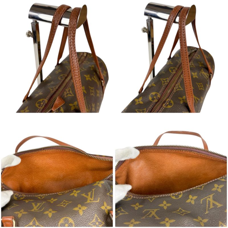 Louis Vuitton Monogram Leather Mini Handbag Formerly Papillon 26 Brown