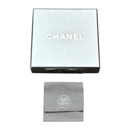 Chanel COCO Design NO5 Clover Ring Ladies Silver #10