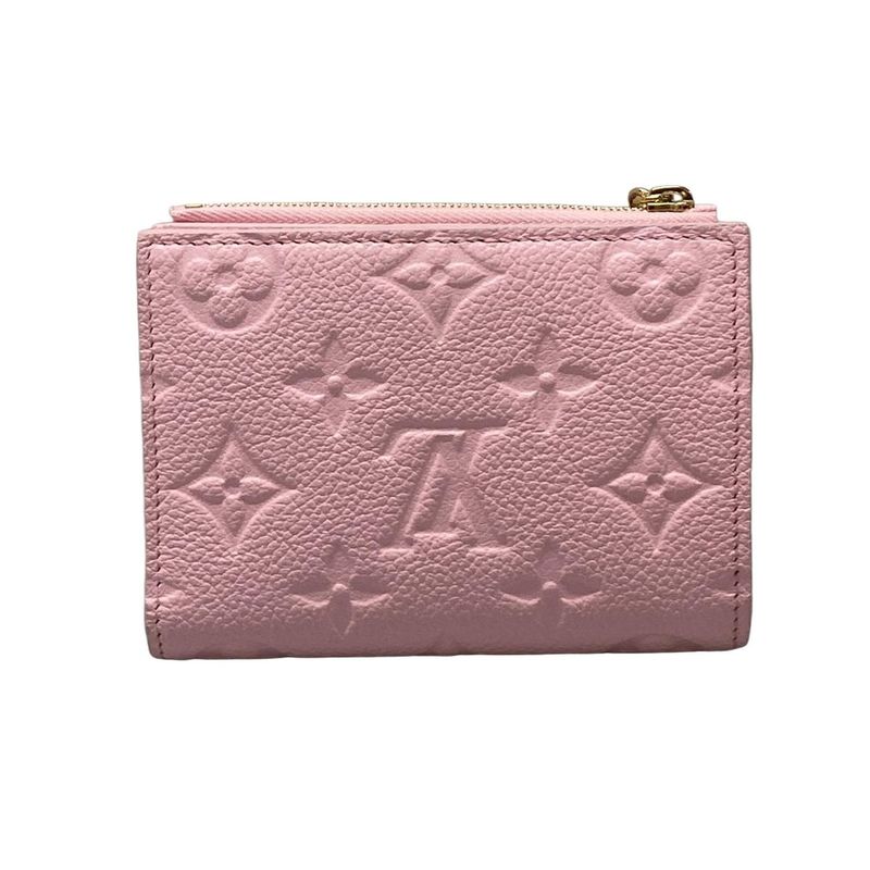 Louis Vuitton Monogram Empreinte Portefeuille Lisa M14655 Cotton Candy Pink