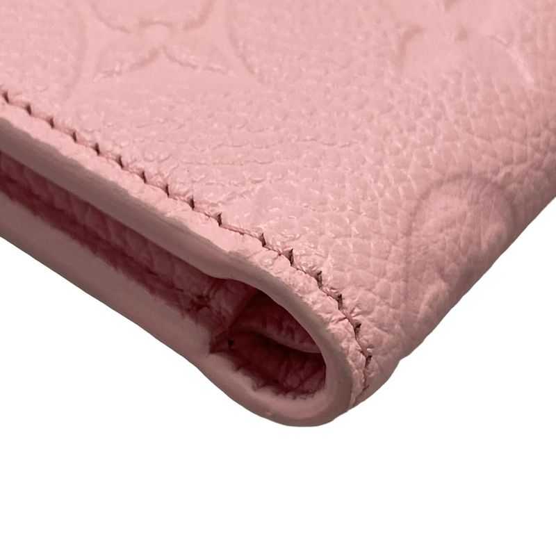 Louis Vuitton Monogram Empreinte Portefeuille Lisa M14655 Cotton Candy Pink