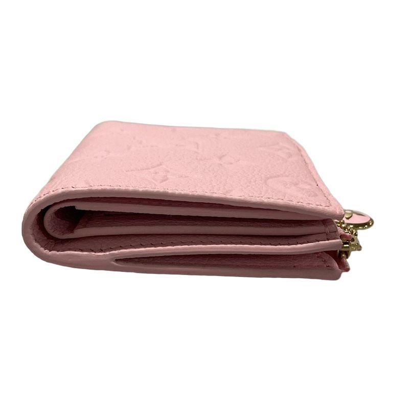 Louis Vuitton Monogram Empreinte Portefeuille Lisa M14655 Cotton Candy Pink