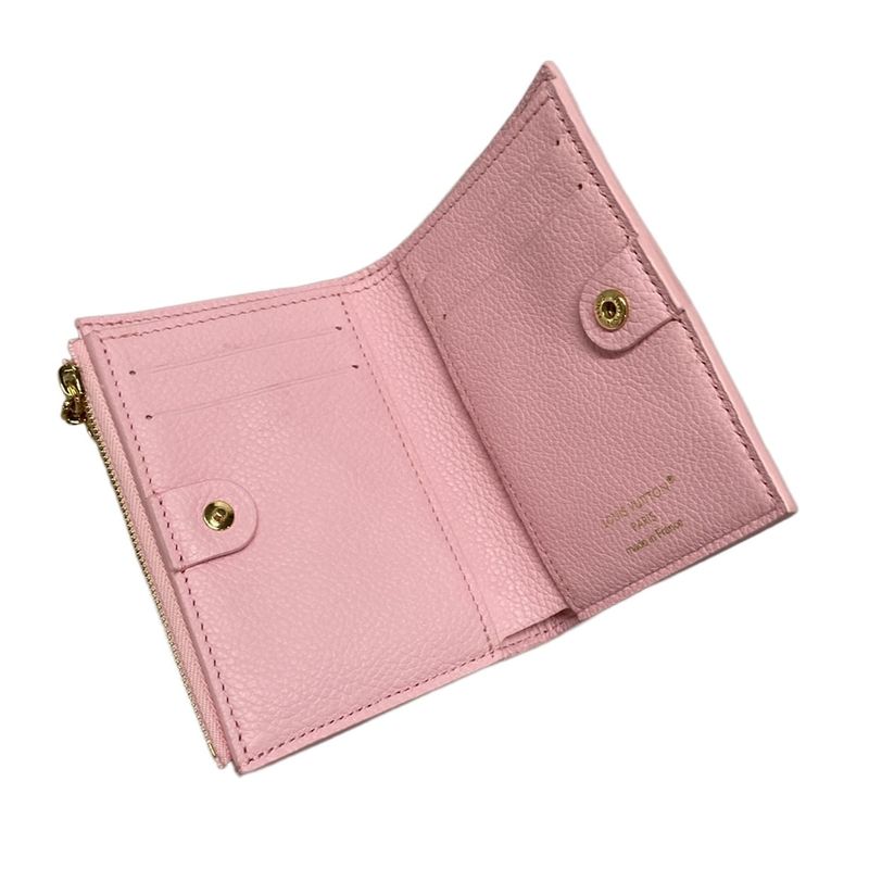 Louis Vuitton Monogram Empreinte Portefeuille Lisa M14655 Cotton Candy Pink