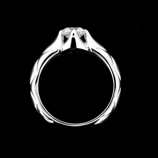 Chanel Matelasse Diamond 050ct E-vvs2 Ring Pt950