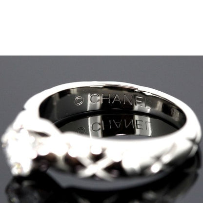 Chanel Matelasse Diamond 050ct E-vvs2 Ring Pt950
