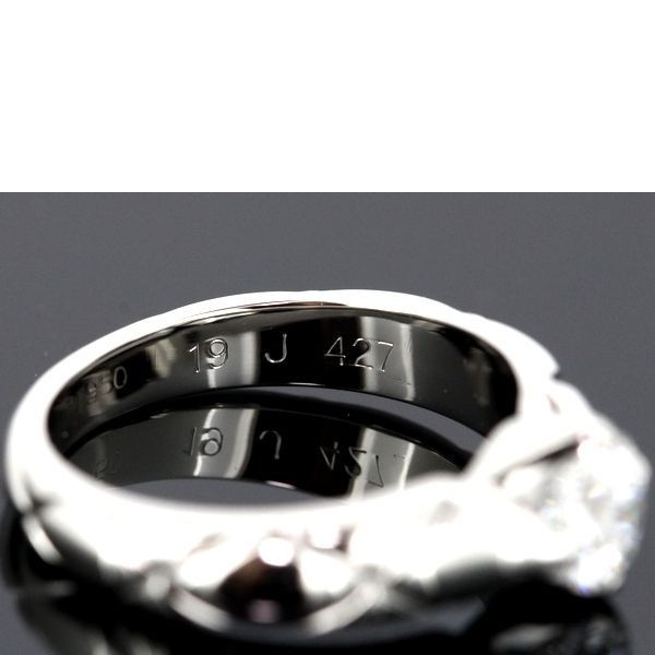 Chanel Matelasse Diamond 050ct E-vvs2 Ring Pt950