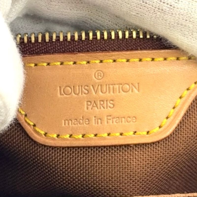 Louis Vuitton Mini Looping Monogram One Shoulder Leather X PVC Brown Handbag