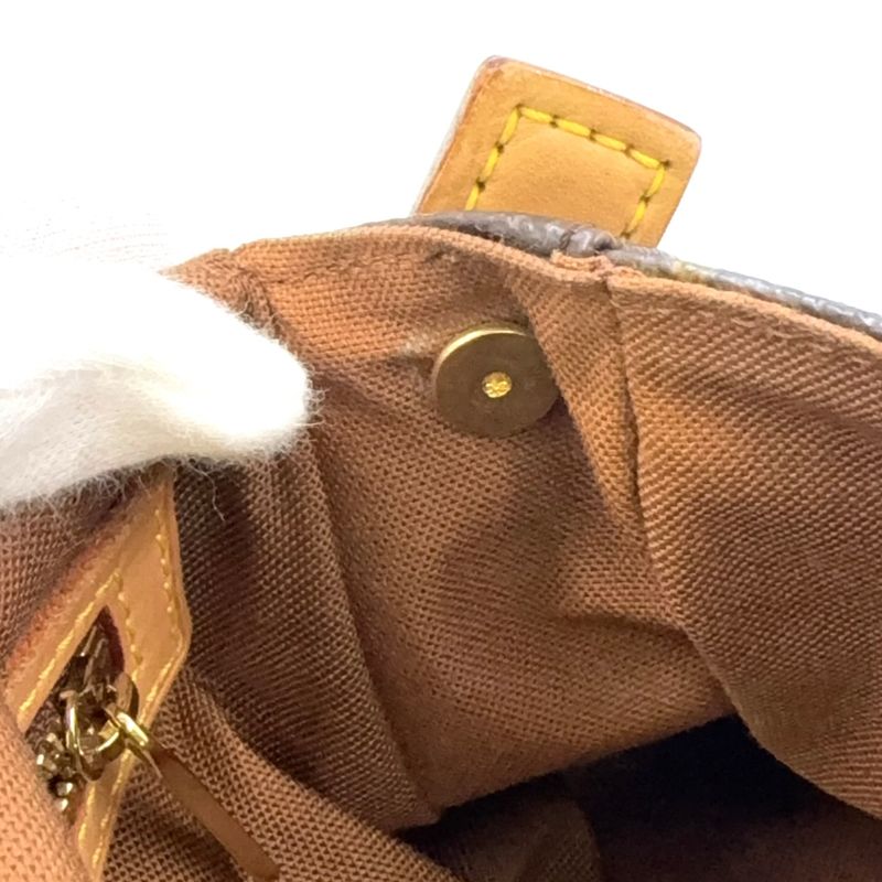 Louis Vuitton Mini Looping Monogram One Shoulder Leather X PVC Brown Handbag