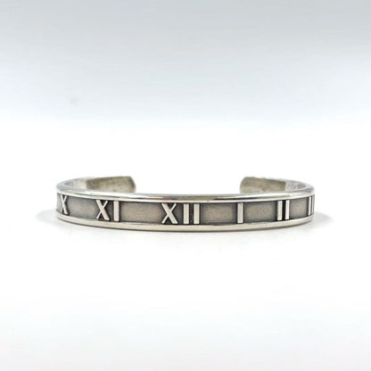 Tiffany & Co Atlas Sv925 Silver Bracelet With Bangle In Silver