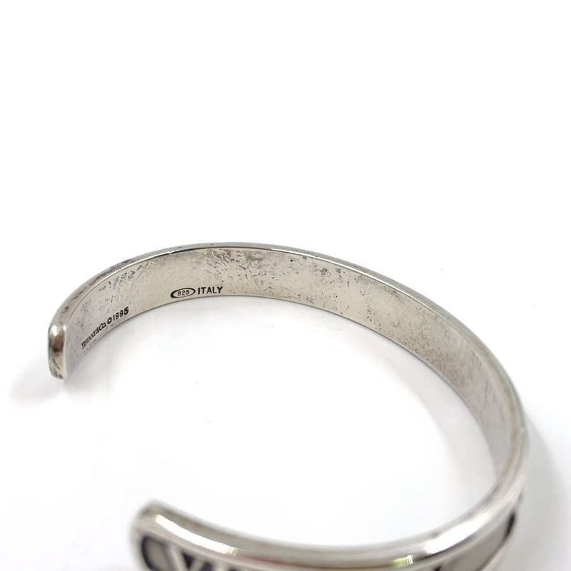 Tiffany & Co Atlas Sv925 Silver Bracelet With Bangle In Silver