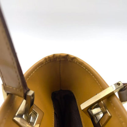 Gucci GG Pattern Canvas Brown Tote Bag Gold 002-1099