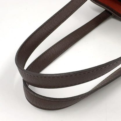 Louis Vuitton Marais Damier Ebene Damier Ebene Leather × PVC Brown Tote Bag