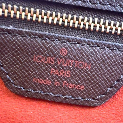Louis Vuitton Marais Damier Ebene Damier Ebene Leather × PVC Brown Tote Bag