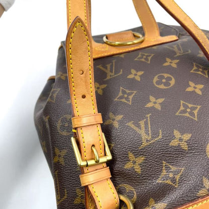 Louis Vuitton Montsourismm Monogram Leather X PVC Brown Backpack Gold M51136