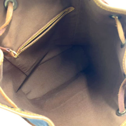 Louis Vuitton Montsourismm Monogram Leather X PVC Brown Backpack Gold M51136