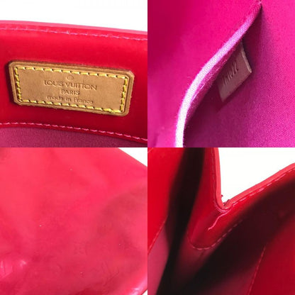 Louis Vuitton Tote Bag Reed MM Reed MM M91227 Monogram Vernis Fuchsia Pink
