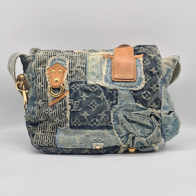 Louis Vuitton Monogram Denim Postie Shoulder Bag Price Negotiation Welcome