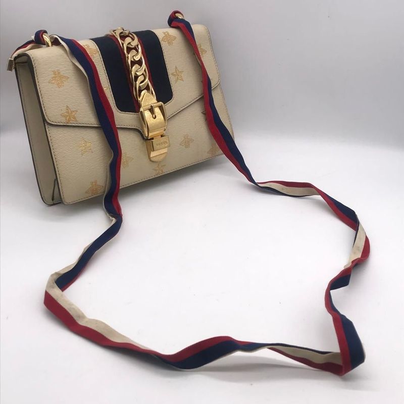 Gucci Leather Sylvie Bi&star Small Shoulder Bag Price Negotiation Welcome