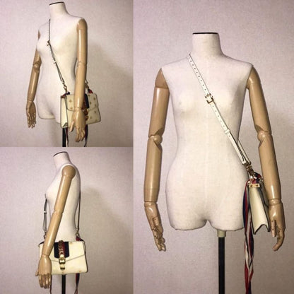 Gucci Leather Sylvie Bi&star Small Shoulder Bag Price Negotiation Welcome