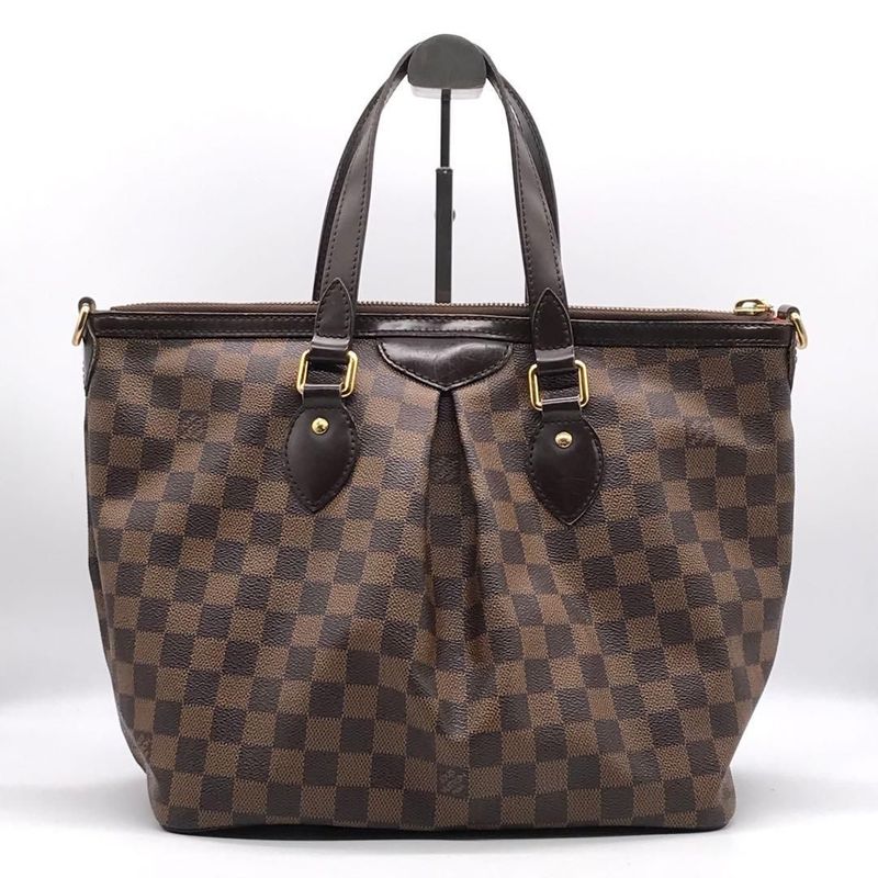 Louis Vuitton Damier Palermo PM 2-Way Tote Shoulder Bag Price Negotiation