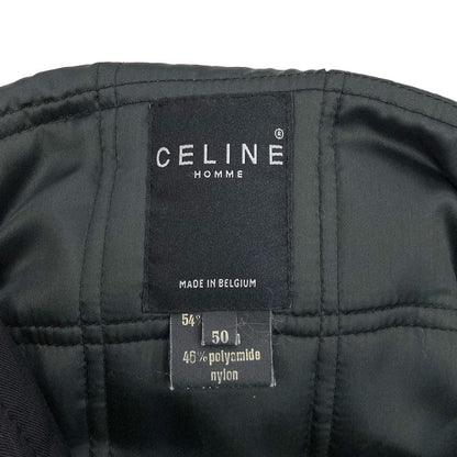 Celine Coat Size 50 XL Mens - Black Long Sleeves / Homme / Cotton / Winter