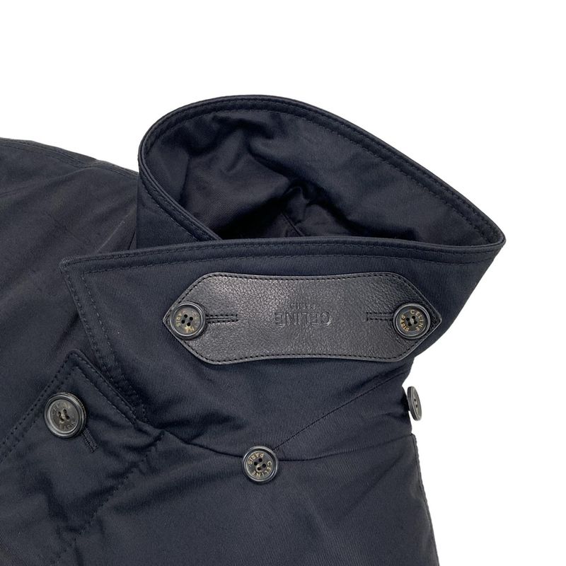 Celine Coat Size 50 XL Mens - Black Long Sleeves / Homme / Cotton / Winter