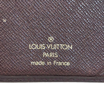 Louis Vuitton Taiga Porte Barrule Carte Cles Di M30396 Acajou Leather