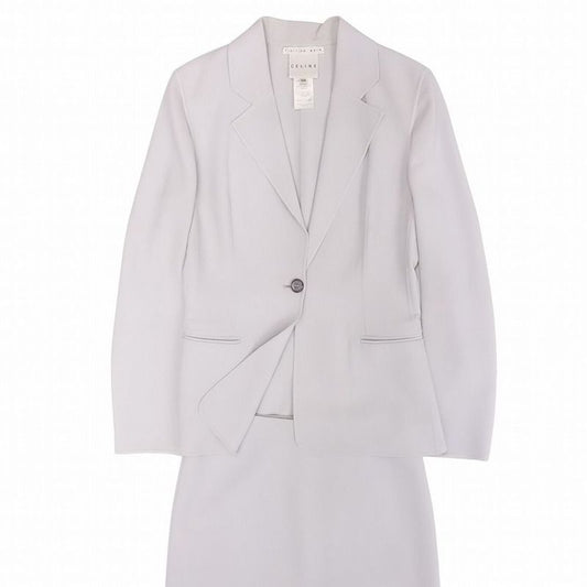 Celine Finition Main Celine Phoebe Period Made in France Skirt Suit 1b Setup 38