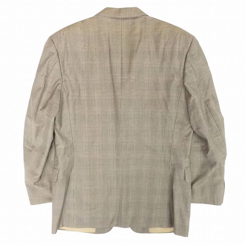 Celine Made in France 3 Piece 3 Piece Suit Setup Glen Check Old Vintage 52 XL