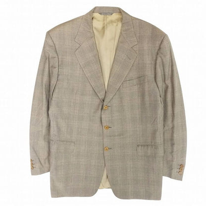 Celine Made in France 3 Piece 3 Piece Suit Setup Glen Check Old Vintage 52 XL