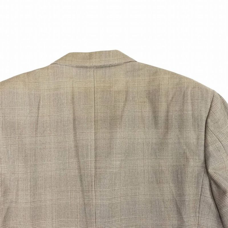 Celine Made in France 3 Piece 3 Piece Suit Setup Glen Check Old Vintage 52 XL