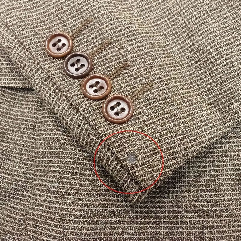 Celine Homme Celine Made in Italy Tailored Jacket 3b Bleather Plaid Old Vintage