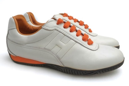 Hermes Shoes Sneakers Shoes Low Cut Ladies Women Leather Genuine White Quick