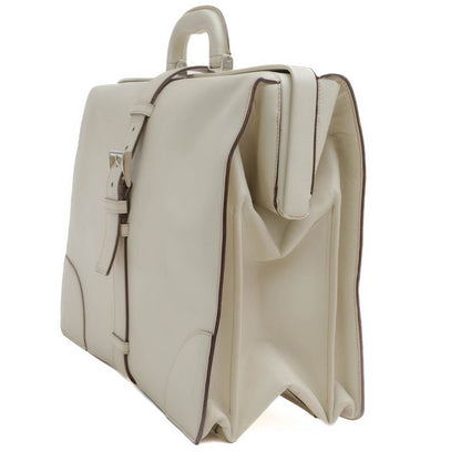 Prada Bag Briefcase Business Bag Business Men Leather Genuine Leather Off White