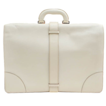 Prada Bag Briefcase Business Bag Business Men Leather Genuine Leather Off White