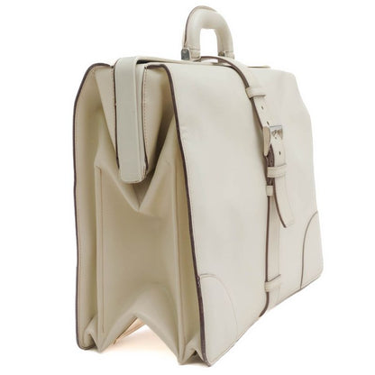 Prada Bag Briefcase Business Bag Business Men Leather Genuine Leather Off White