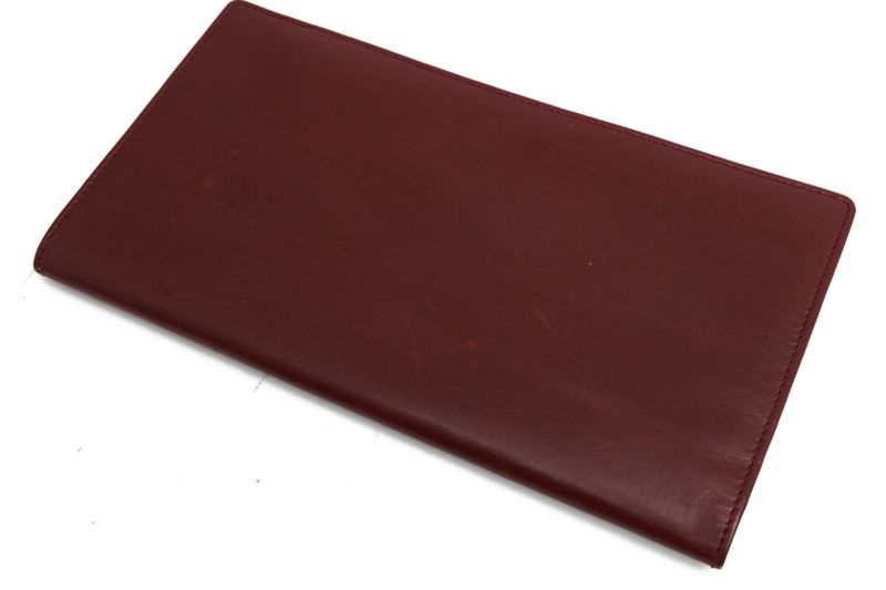 Gucci Long Wallet Men Leather Genuine Leather Red Brown Red Brown No Change