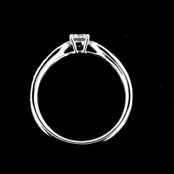 Tiffany & Co Harmony 022ct E-vs2-3ex Diamond Ring
