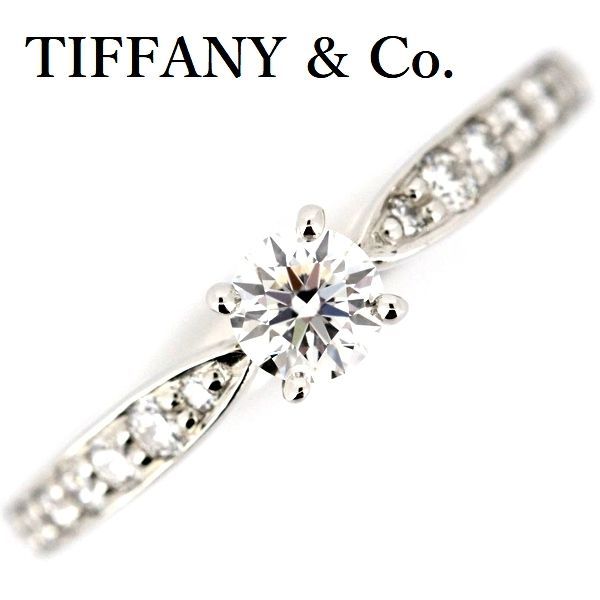 Tiffany & Co Harmony 022ct E-vs2-3ex Diamond Ring