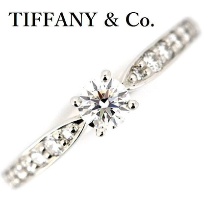 Tiffany & Co Harmony 022ct E-vs2-3ex Diamond Ring