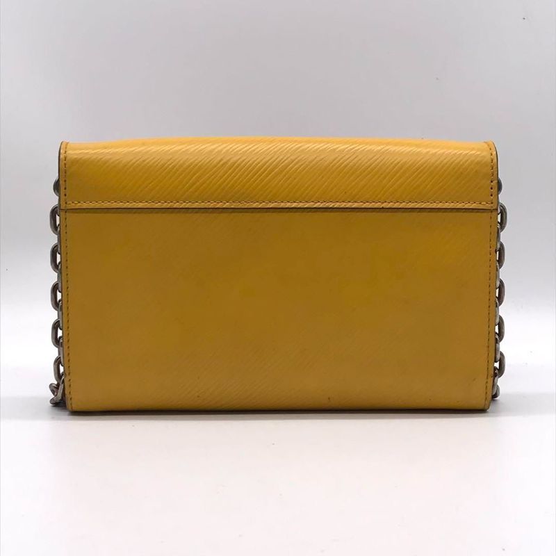 Louis Vuitton Epi Twist Chain Wallet Shoulder Bag Yellow Price Negotiation