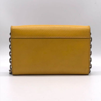 Louis Vuitton Epi Twist Chain Wallet Shoulder Bag Yellow Price Negotiation