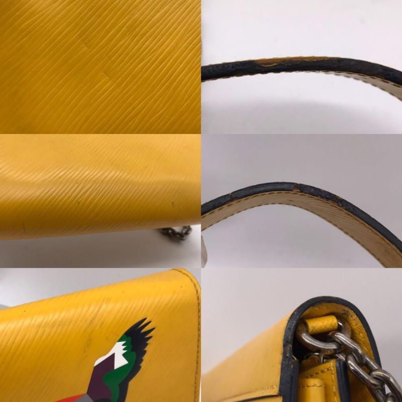 Louis Vuitton Epi Twist Chain Wallet Shoulder Bag Yellow Price Negotiation